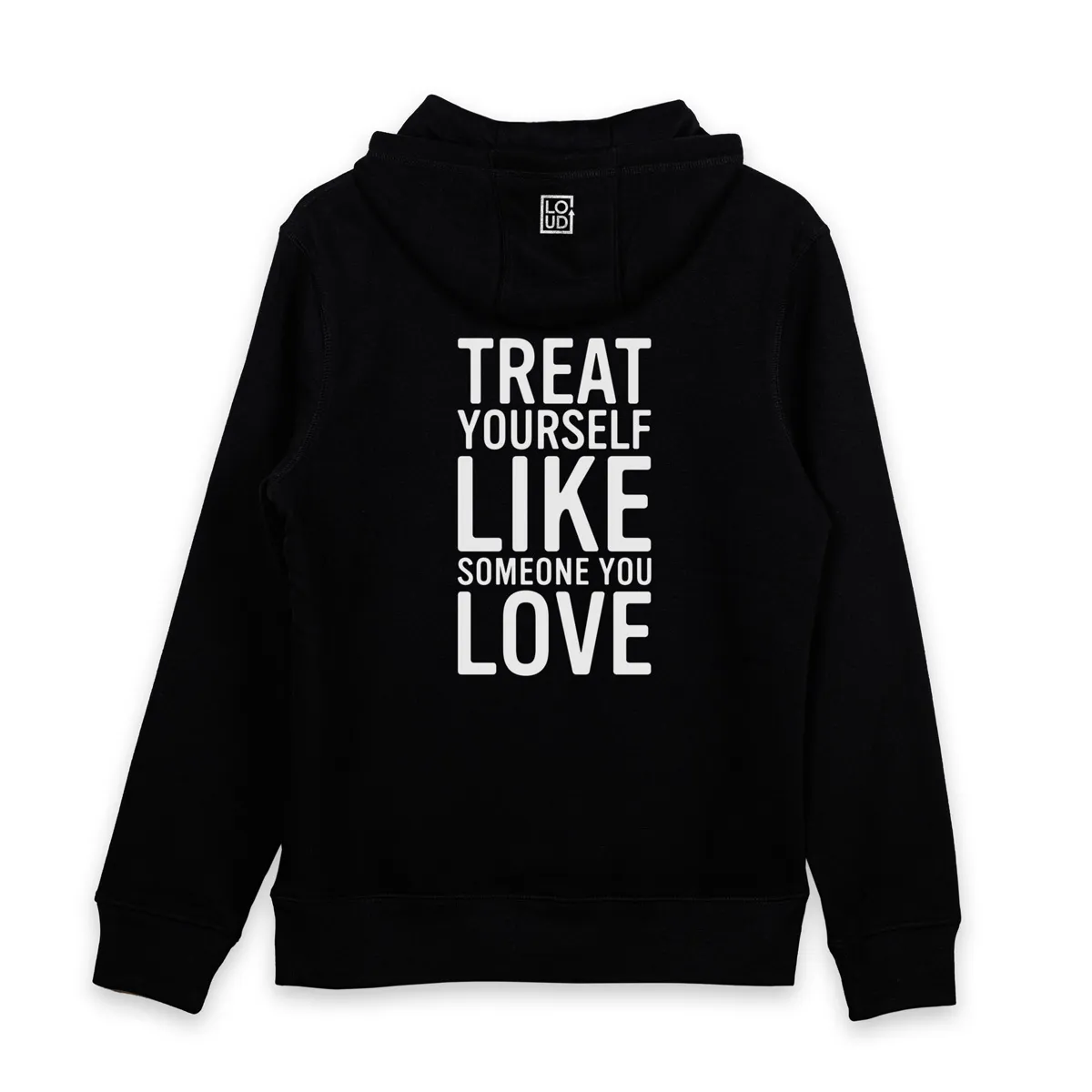 Hanorac Negru Premium Treat Yourself Like Someone You Love